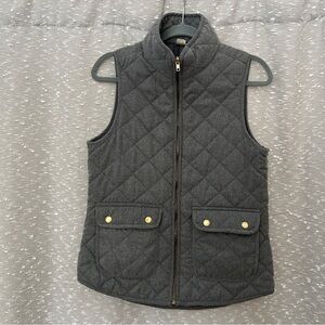 Artisan NY Gray Quilted Vest size Small